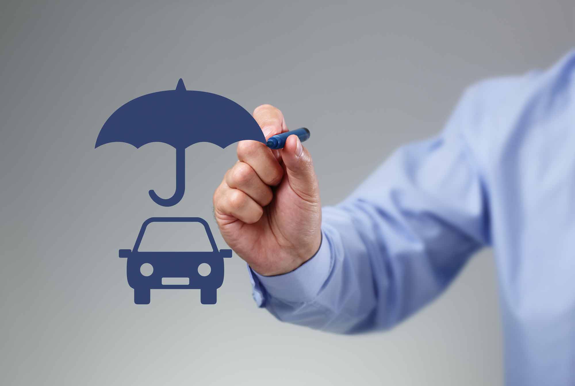 insurance claims car under umbrella