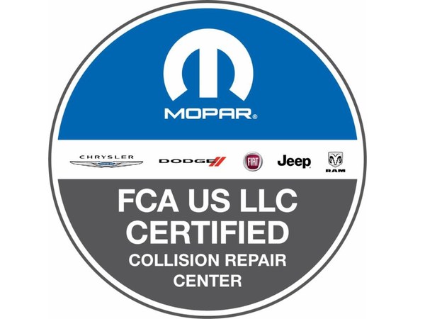 fca chrysler certified collision repair logo