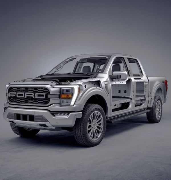 Ford Truck showing the aluminum body for Certified Aluminum Repair Sherrill Pant and Body Ford-Truck-showing-the-aluminum-body-for-Certified-Aluminum-Repair-Sherrill-Pant-and-Body