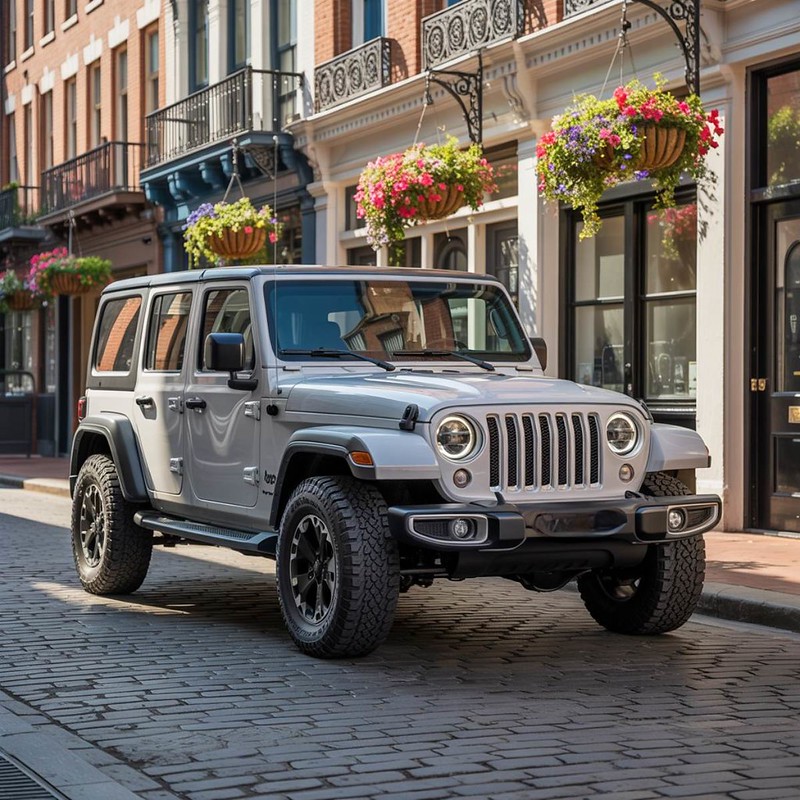 White jeep wrangler-jeep certified collision repair at sherrill paint & body