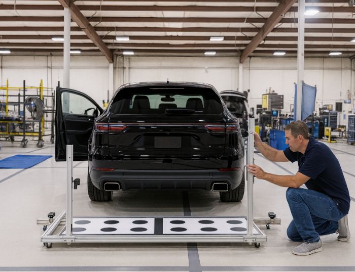 Black suv-Sherrill Paint & Body Auto Body Repair Black suv-Sherrill Paint & Body Auto Body Repair