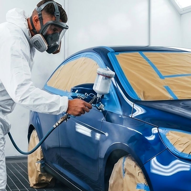 Auto Body Paint on car-Dent Repair Sherill Paint & Body