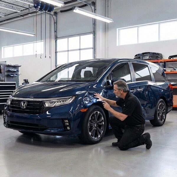 Honda Odyssey Dent inspection-Dent Repair Sherrill Paint & Body
