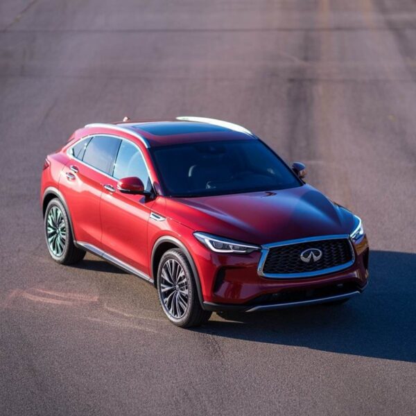 Red Infiniti QX55-Roebuck collision repair Red Infiniti QX55-Roebuck collision repair